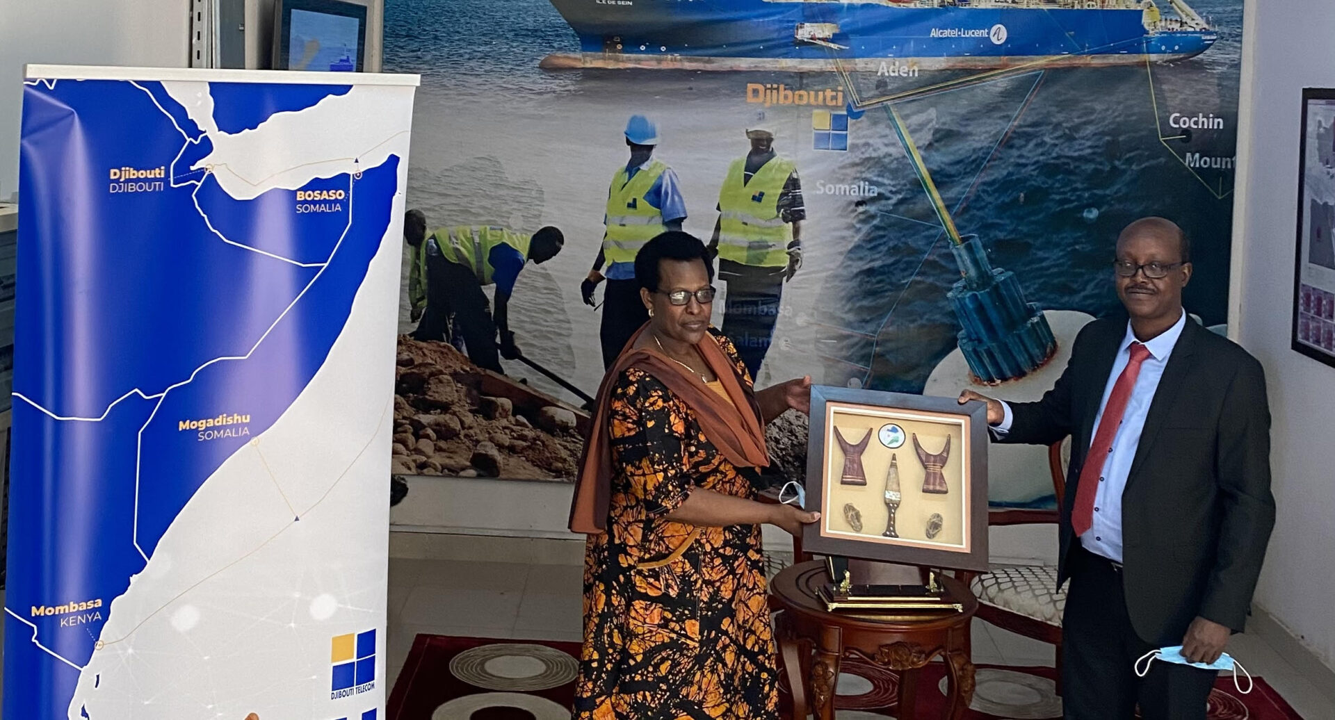 Visit From Ambassador Of Rwanda Djibouti Telecom